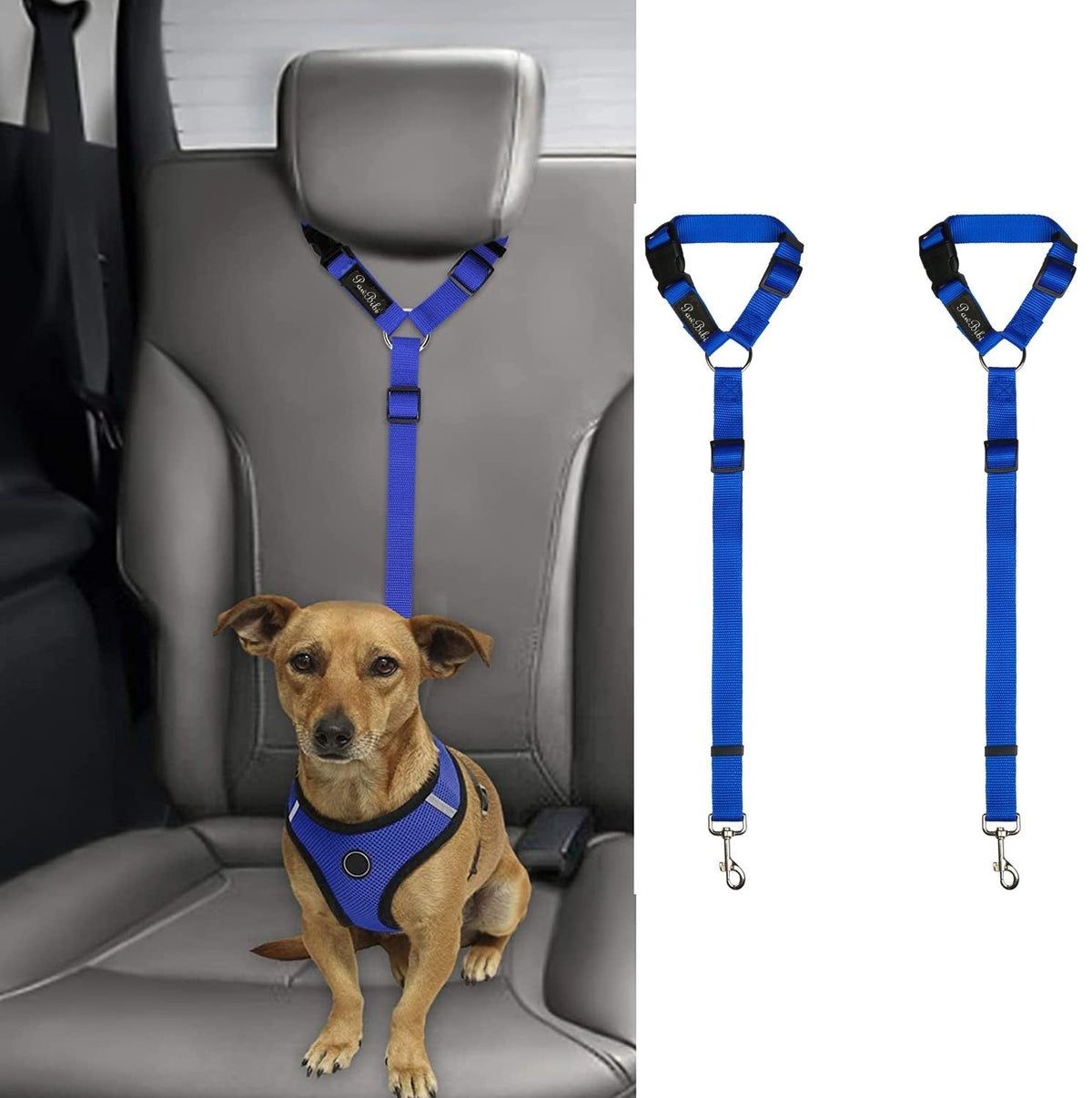 Black Friday 50% OFF - 🎁2 Pack Headrest Car Dog Safety Seatbelt