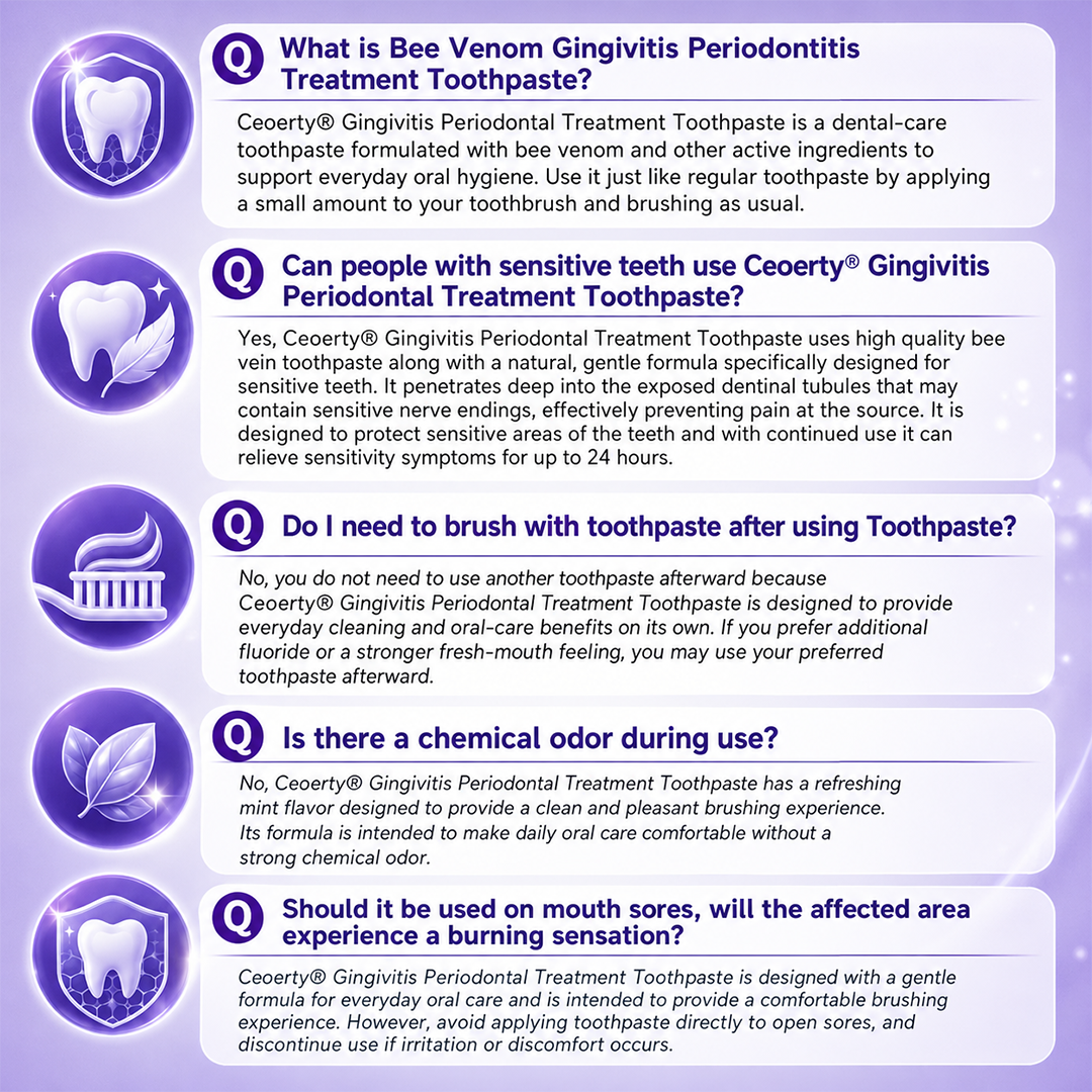 Gingivitis Periodontal Treatment Toothpaste