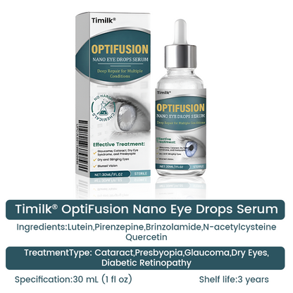 OptiFusion Nano Eye Drops Serum —Nano Technology Restores Clear Vision,  No Glasses, No Surgery