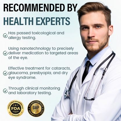 OptiFusion Nano Eye Drops Serum —Nano Technology Restores Clear Vision,  No Glasses, No Surgery