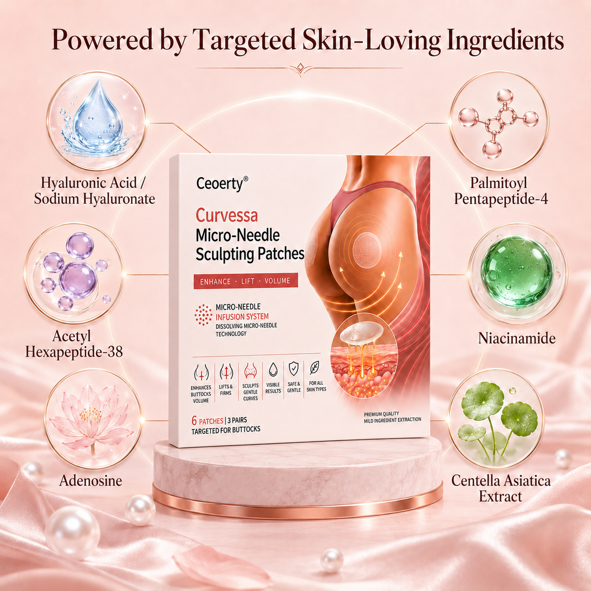 Curvessa Micro-Needle Sculpting Patches