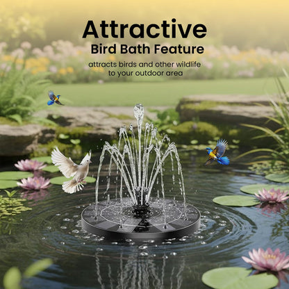 Solar Bird Bath Fountain Pump (MV-039)