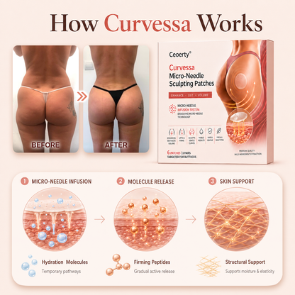 Curvessa Micro-Needle Sculpting Patches