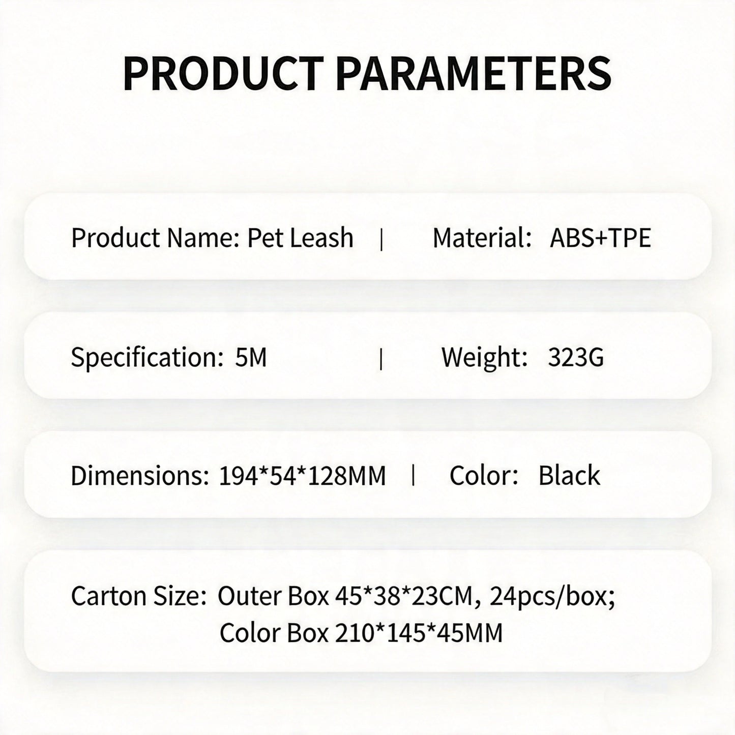 Pet Retractable Lead Rope
