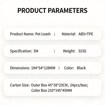 Pet Retractable Lead Rope