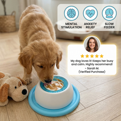 Interactive Lick Mat Slow Feeder Enrichement Toy for Dogs