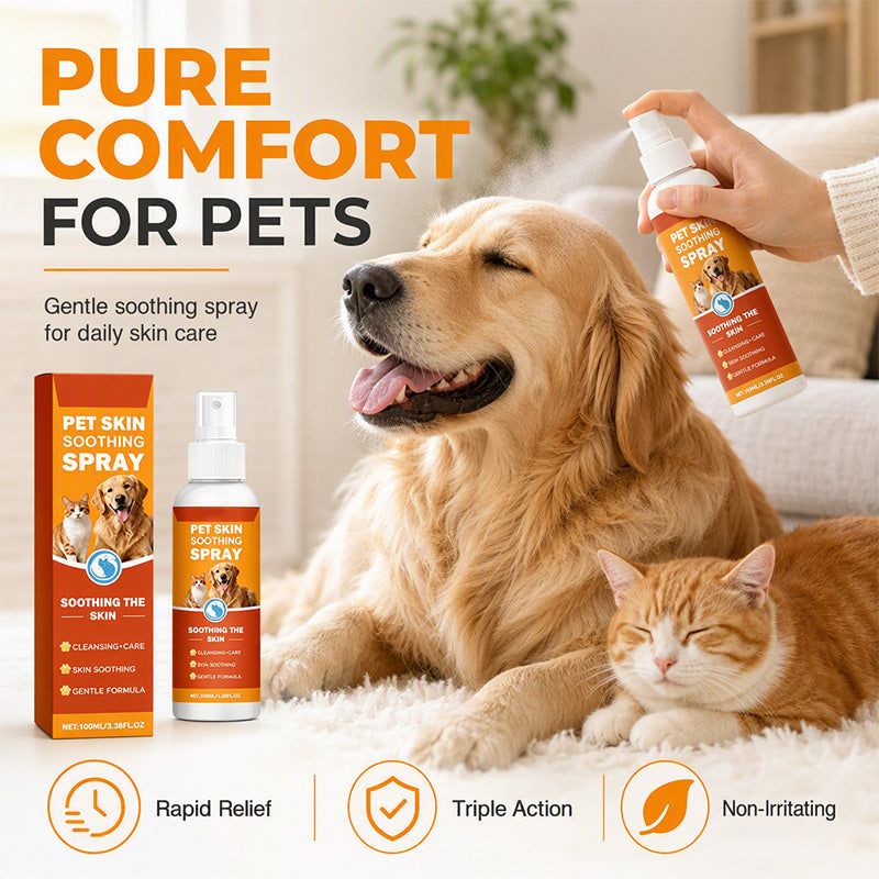 🐶Pet Itch Relief Spray – Fast-Acting Skin Soothing Care | 🔥 Limited 50% OFF NOW
